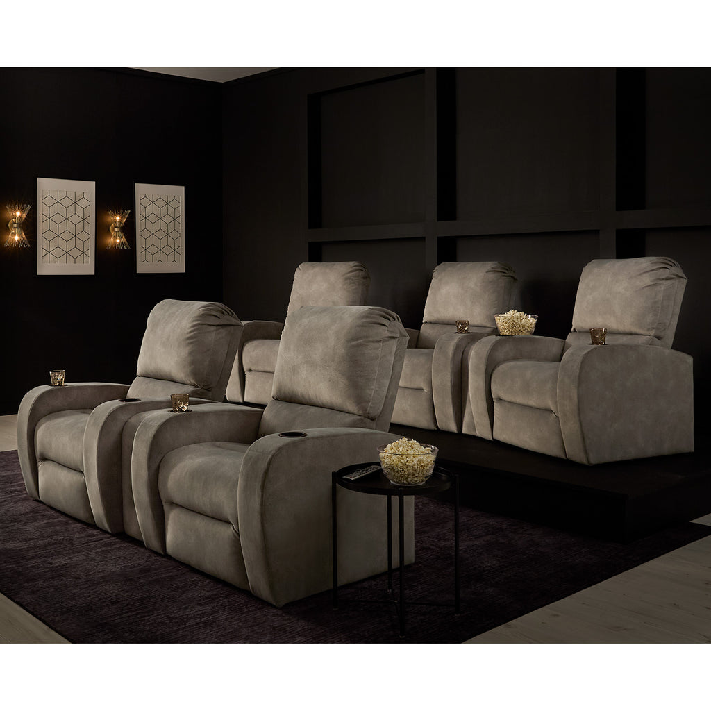 Cameo Home Theater Recliners in a media room