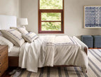 Cielo Stripe Hand Woven Cotton Rug