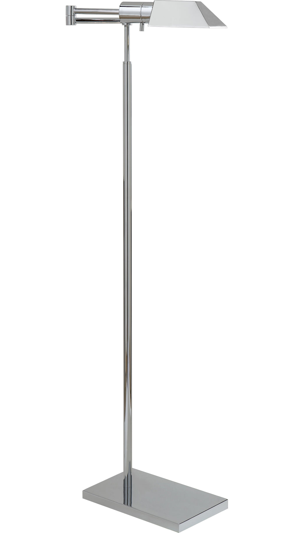 Studio Swing Arm Floor Lamp in Polished Nickel