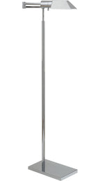 Studio Swing Arm Floor Lamp in Polished Nickel