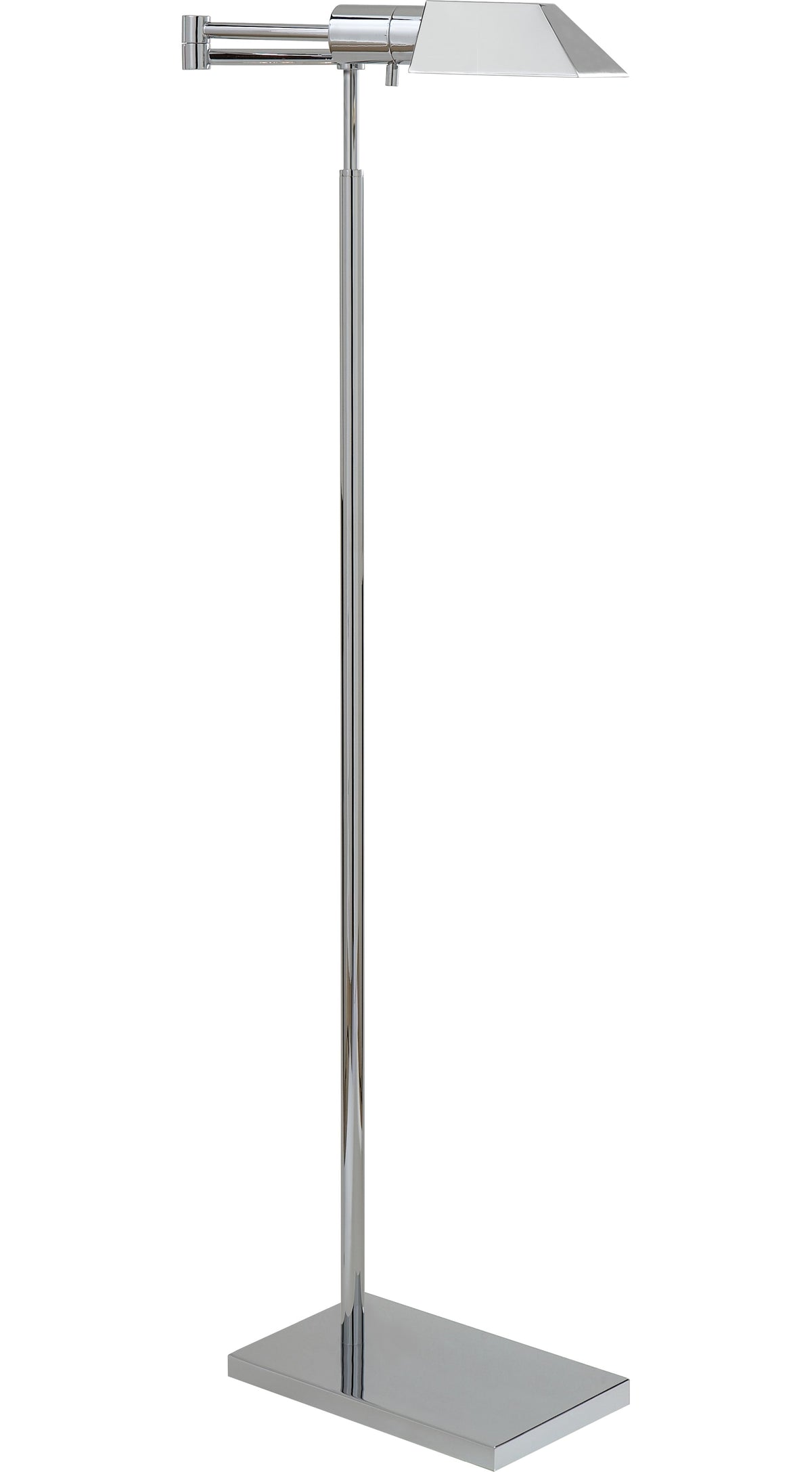 Studio Swing Arm Floor Lamp in Polished Nickel