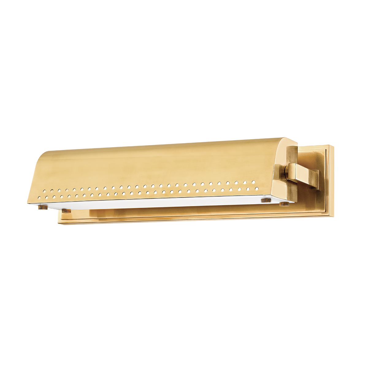 Garfield Picture Light in Aged Brass by Hudson Valley Lighting