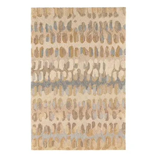Paint Chip Hand Micro Hooked Wool Rug