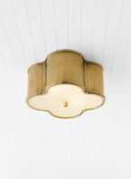 Basil Small Flush Mount by Alexa Hampton alternate view