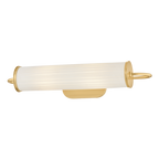 Elaine Silk Picture Light in Aged Brass by Hudson Valley Lighting