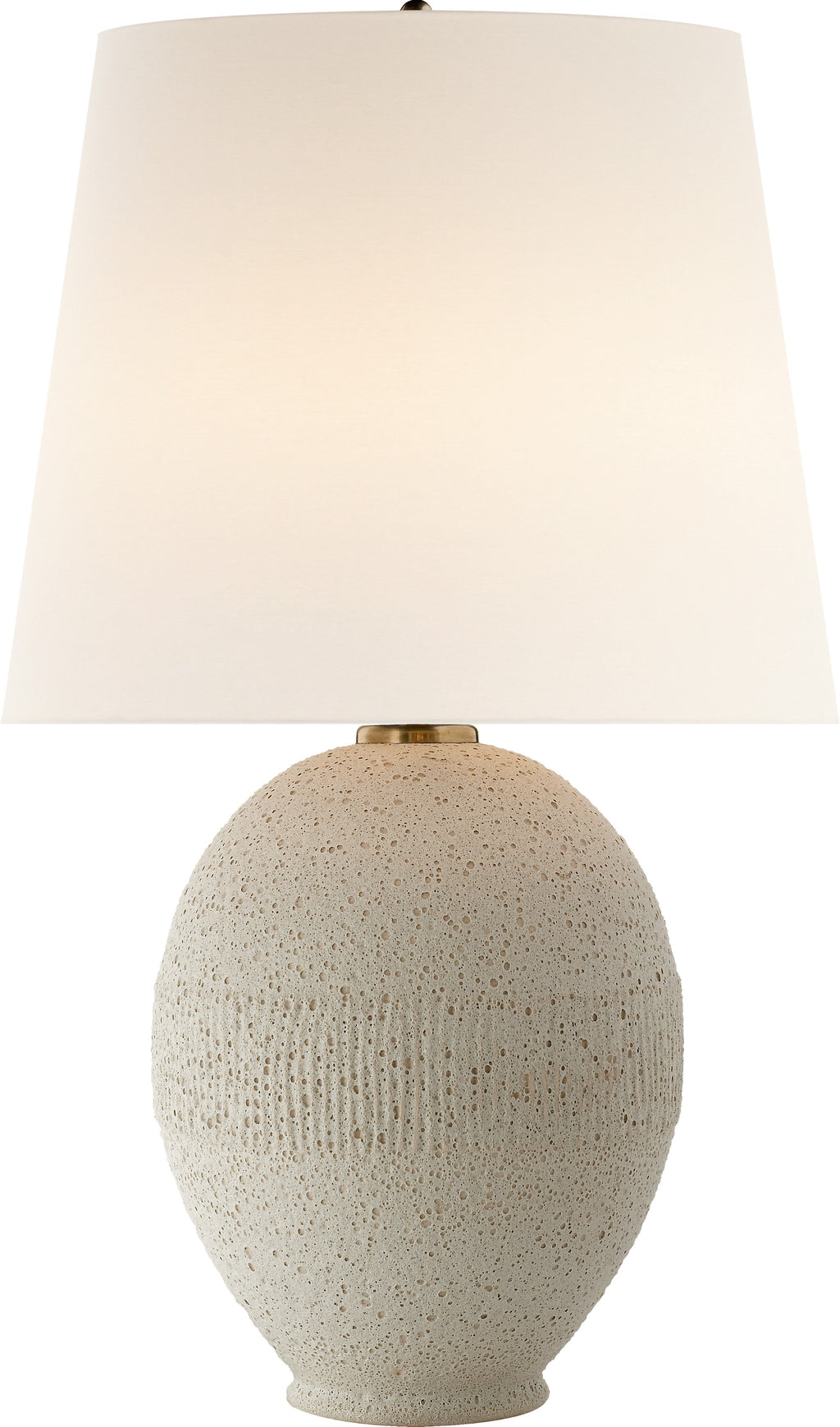 Toulon Table Lamp by AERIN in Volcanic Ivory