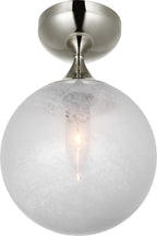 Cristol Small Single Flush Mount in Polished Nickel
