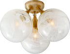 Cristol Large Triple Flush Mount by Visual Comfort
