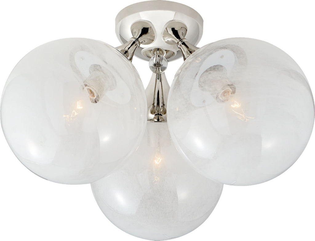Cristol Large Triple Flush Mount by Visual Comfort - view 2