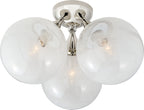 Cristol Large Triple Flush Mount by Visual Comfort - view 2