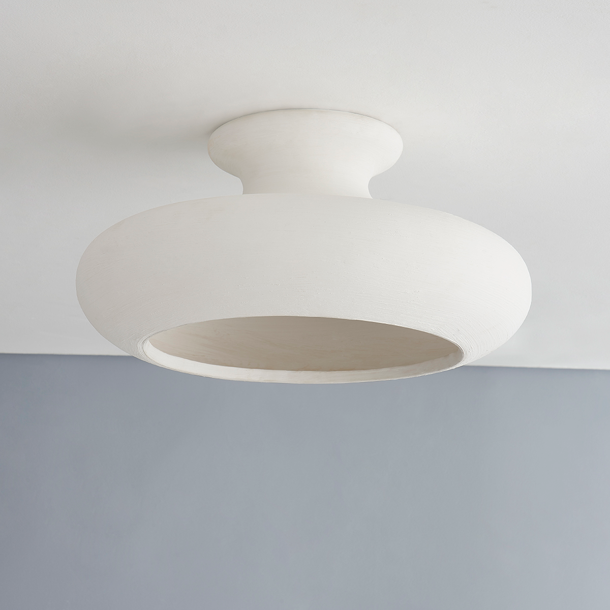 Annie Ceramic Semi Flush Mount by Hudson Valley Lighting - view 4