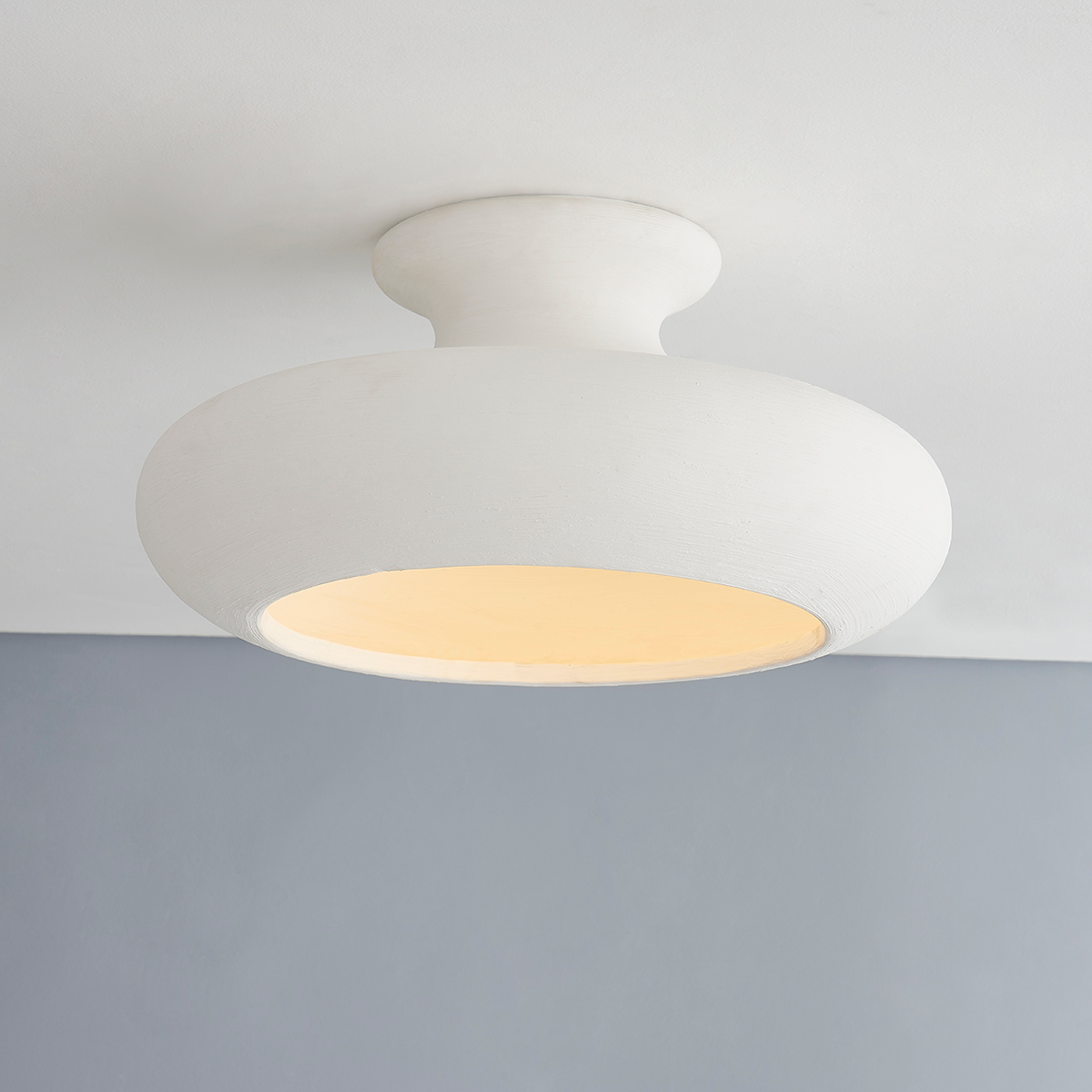 Annie Ceramic Semi Flush Mount by Hudson Valley Lighting - view 5