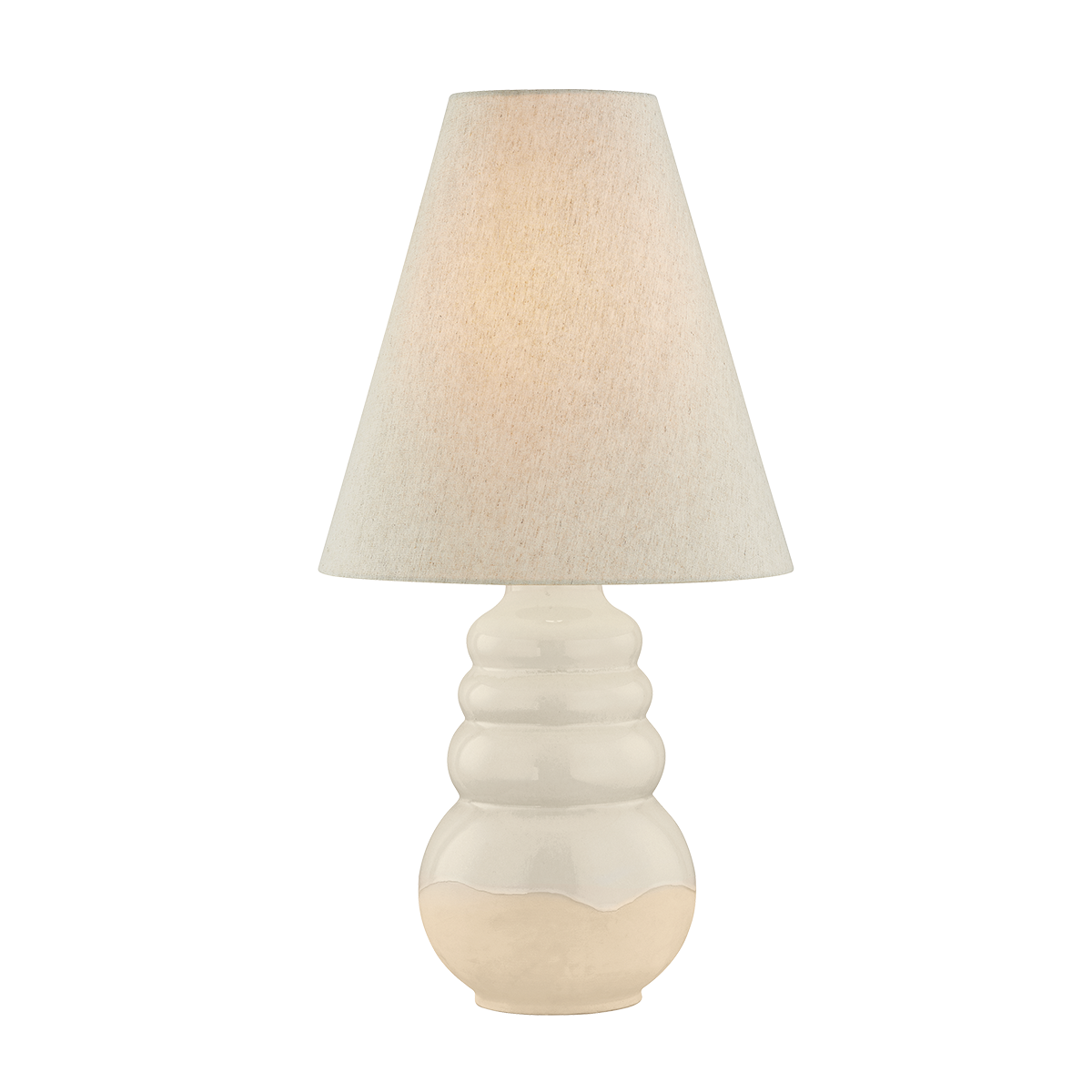 Tybee Ceramic Table Lamp by Celerie Kemble in Elemental White