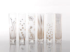 La Fête Golden Champagne Flutes