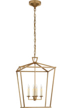 Darlana Medium Lantern by Chapman & Myers in Antique-Burnished Brass