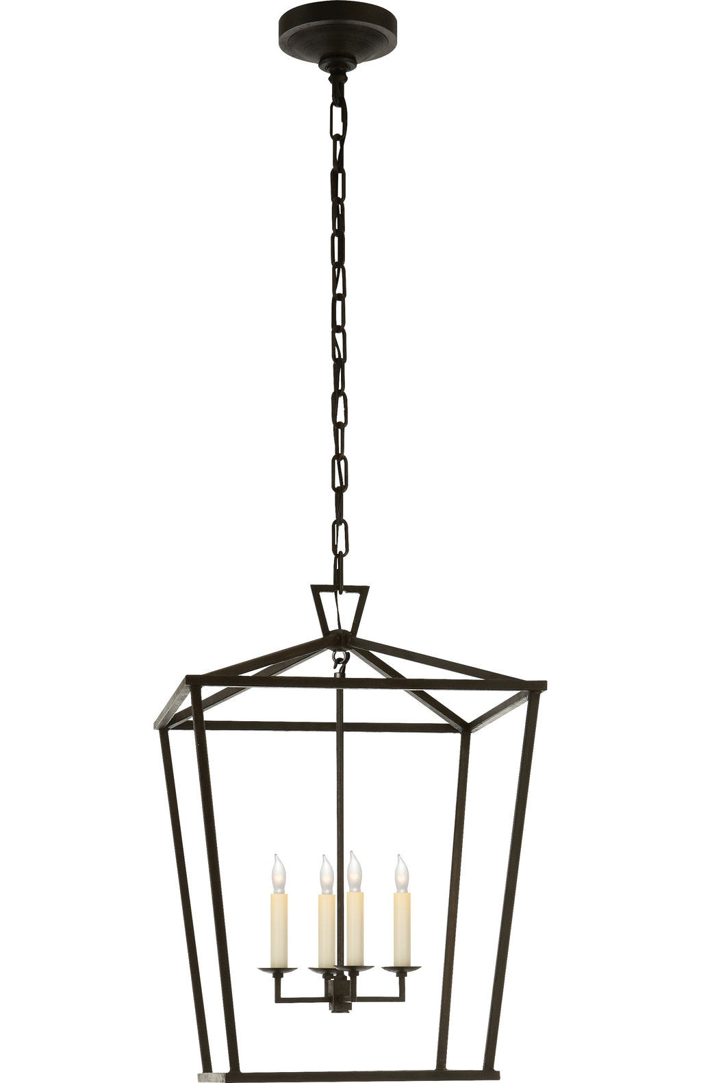 Darlana Medium Lantern by Chapman & Myers in Aged Iron