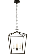 Darlana Medium Lantern by Chapman & Myers in Aged Iron