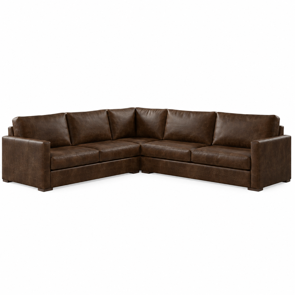 Whitman Leather Sectional