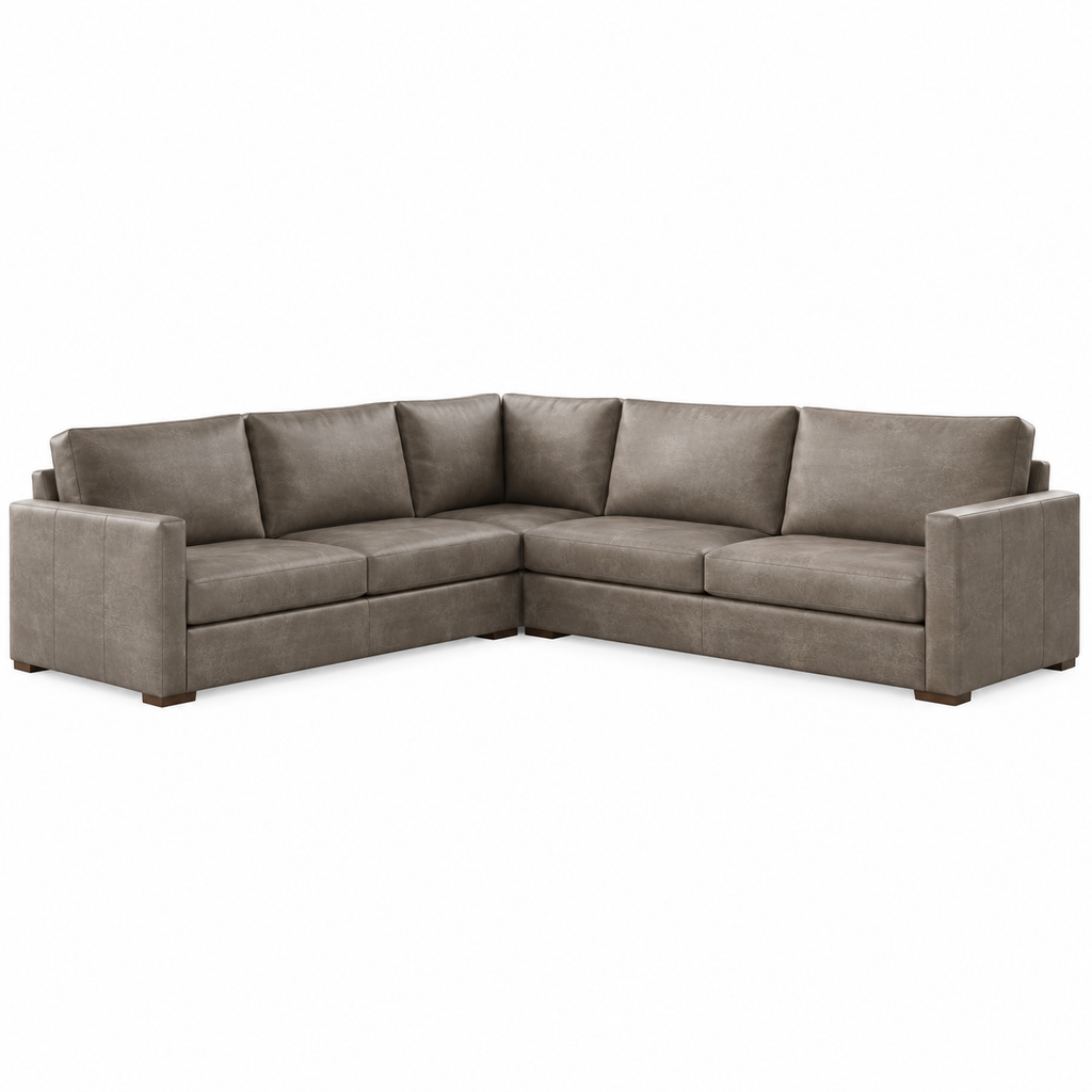 Whitman Leather Sectional