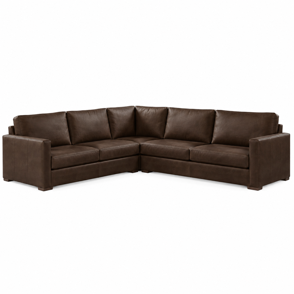 Whitman Leather Sectional