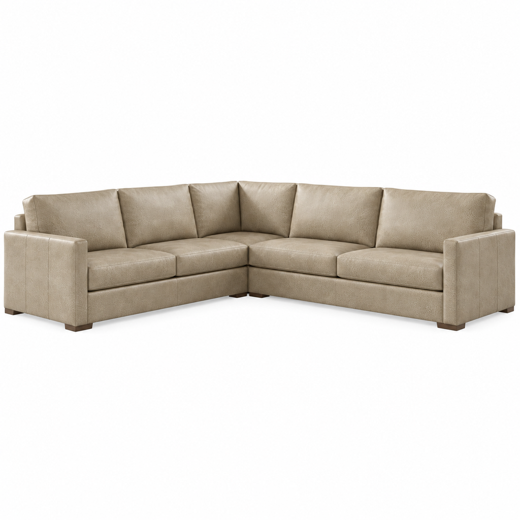Whitman Leather Sectional