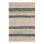 CieloStripeNavyHandWovenCottonRug - McNabb Furniture