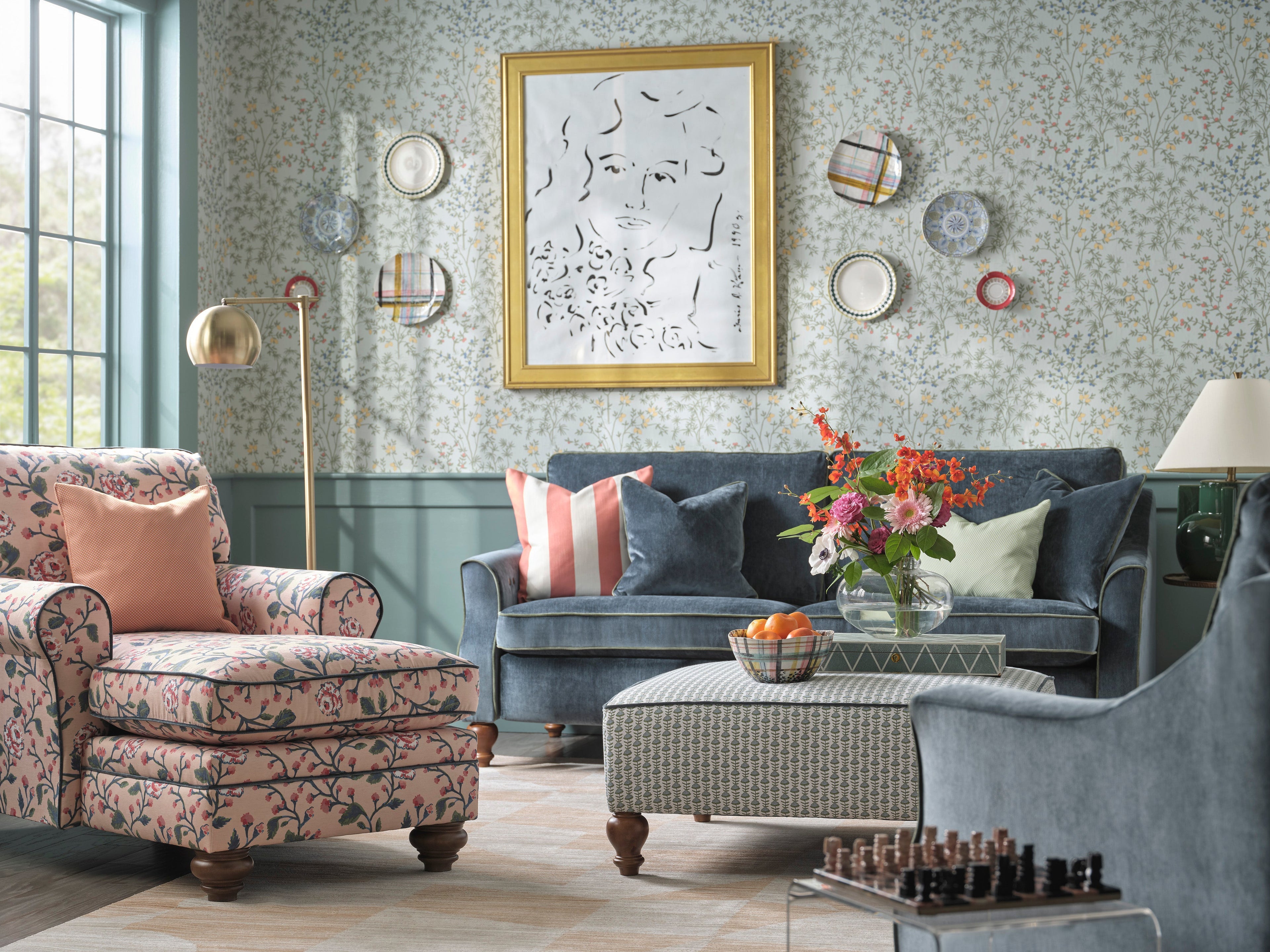 Adeline Incliner Sofa