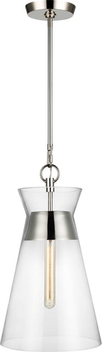 Atlantic Slim Pendant in Polished Nickel