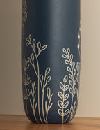 Etta Floral Ceramic Table Lamp styled in a room 3