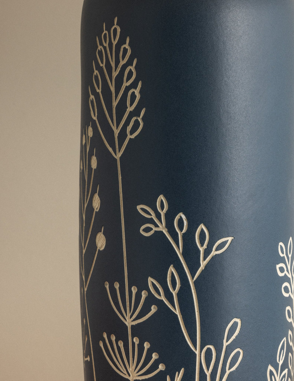 Etta Floral Ceramic Table Lamp styled in a room 2