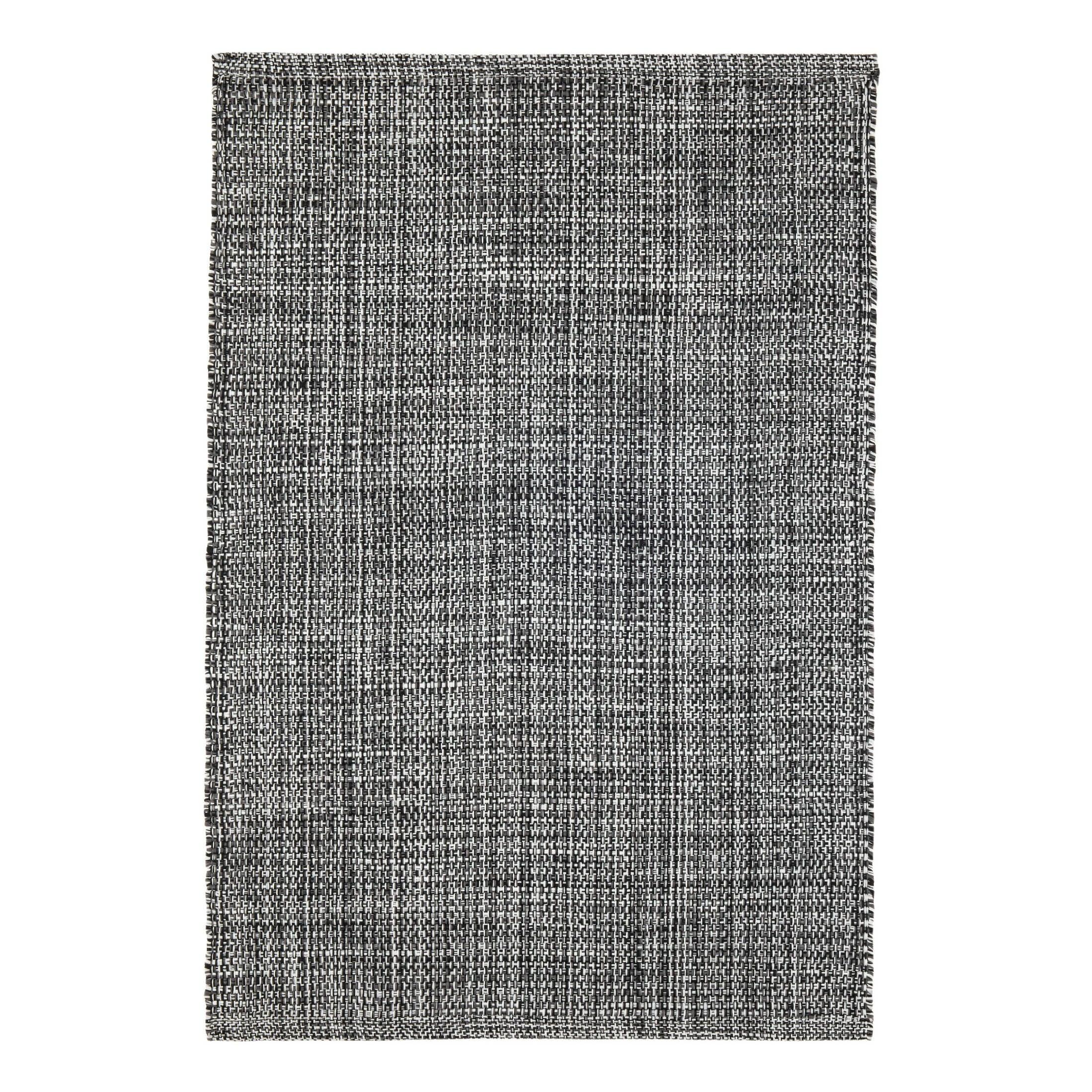 FusionBlackHandWovenPolypropyleneUVRug - McNabb Furniture