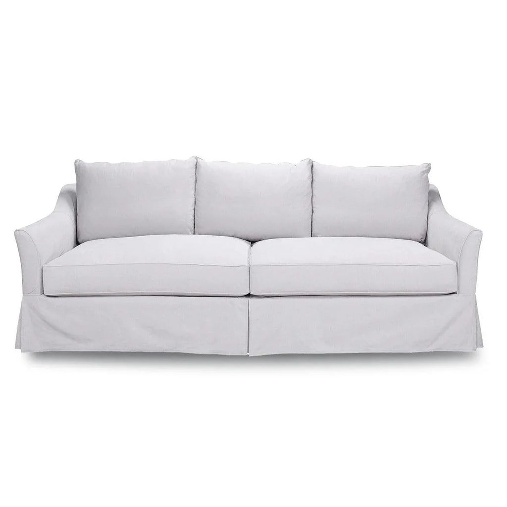 Light gray sofa on a white background