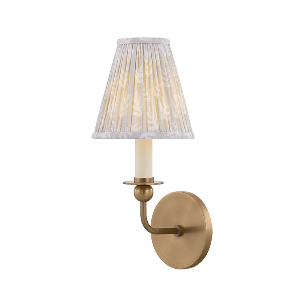 Ryle Wall Sconce in Patina Brass by Mitzi