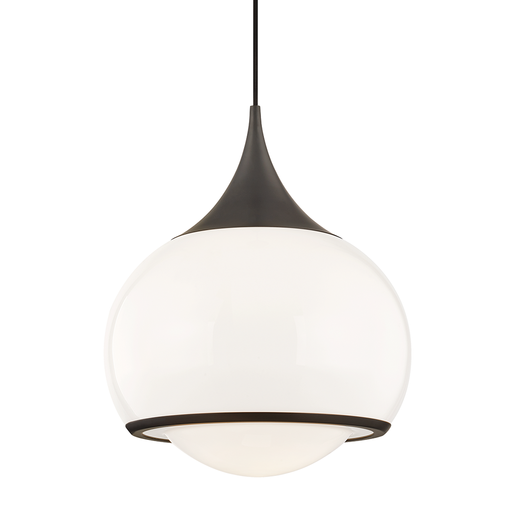 Large Reese pendant light in Old Bronze