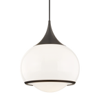 Large Reese pendant light in Old Bronze