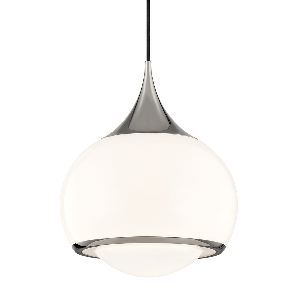 Large Reese pendant in Polished Nickel