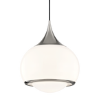 Large Reese pendant in Polished Nickel