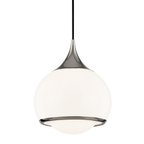 Medium Reese pendant in Polished Nickel