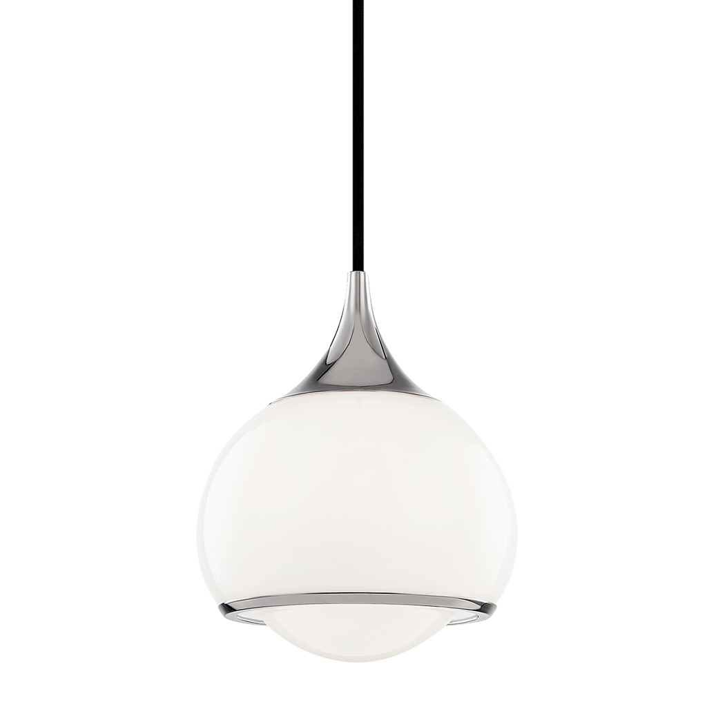 Small Reese pendant in Polished Nickel