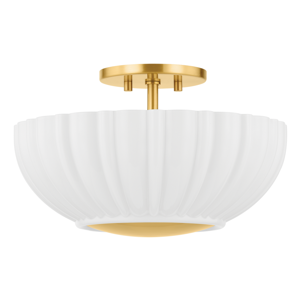 Anne Glass Flush Mount by Mitzi