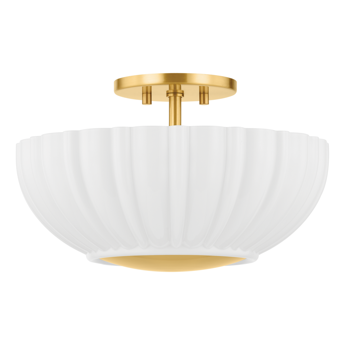 Anne Glass Flush Mount by Mitzi