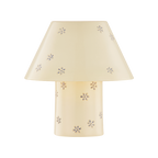 Seraphine Rechargeable Ceramic Table Lamp in Scattered Blossom