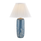 Etta Floral Ceramic Table Lamp in Midnight Bloom