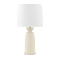 Rhea Ceramic Table Lamp in Antique Ivory