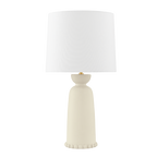 Rhea Ceramic Table Lamp in Antique Ivory