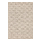 HoneycombNaturalWoolWovenRug - McNabb Furniture