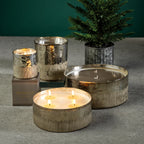 Siberian Fir Scented Antique Candle Jar - Four Wick