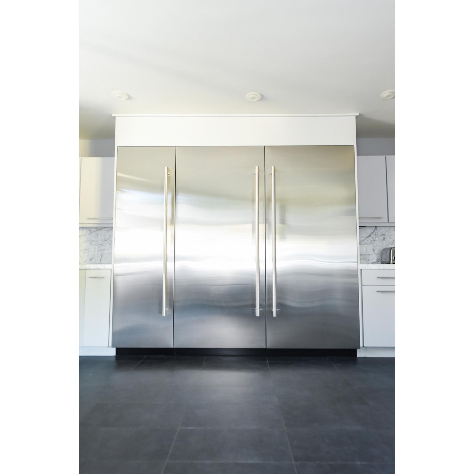30 Panel-Ready Built-In Column Freezer, Left Swing
