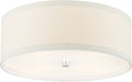 Walker Medium Flush Mount in Burnished Silver Leaf