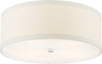 Walker Medium Flush Mount in Burnished Silver Leaf